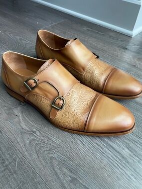 Taft The Lucca Monk Shoe In Honey Floral Size 13 US / 46 EU Pre-Owned